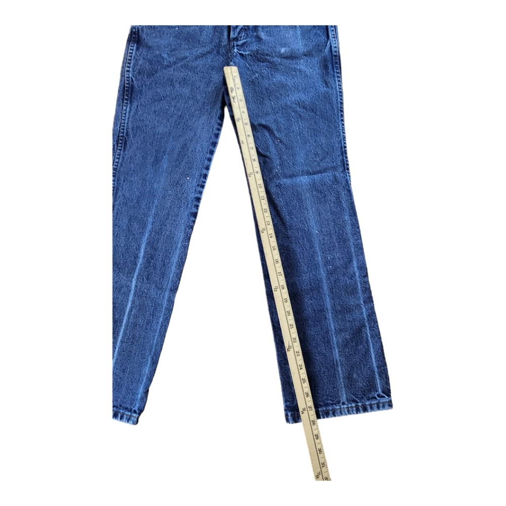 Uses WRANGLER 936 Mens VTG 90s Straight Leg Jeans Medium Wash Zip Fly, 32 x 30 - Picture 4 of 11